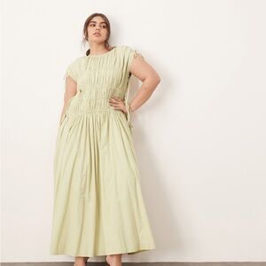 100% Cotton Arrange Trapeze Dress